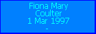 Fiona Mary Coulter