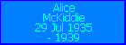 Alice McKiddie